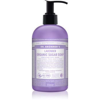 Dr. Bronner’s Lavender săpun lichid pentru corp si par - imagine 2